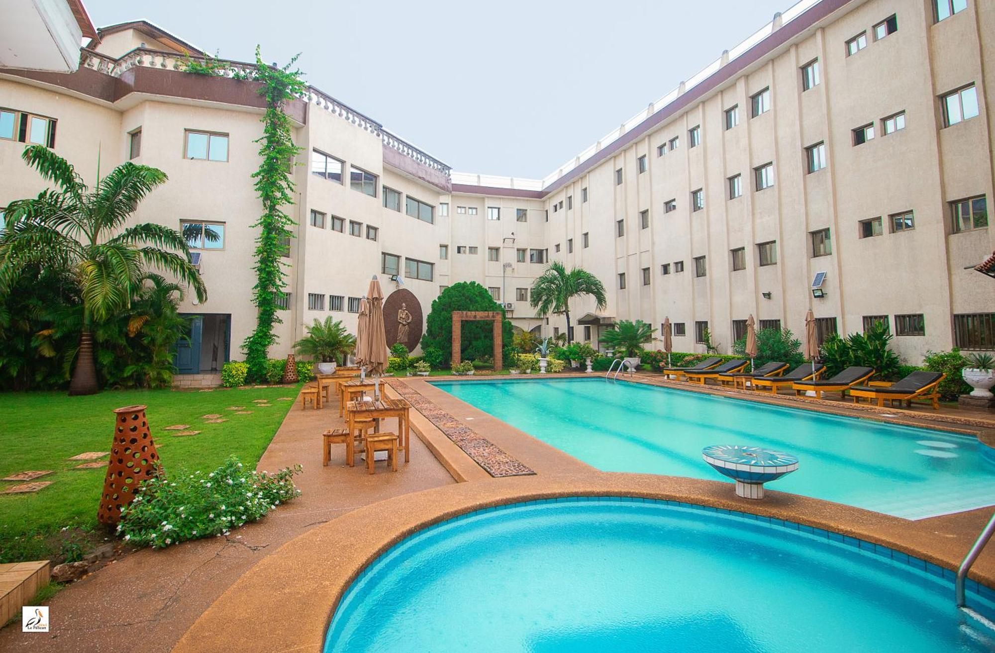 Hotel Le Pelican Lomé Exterior foto
